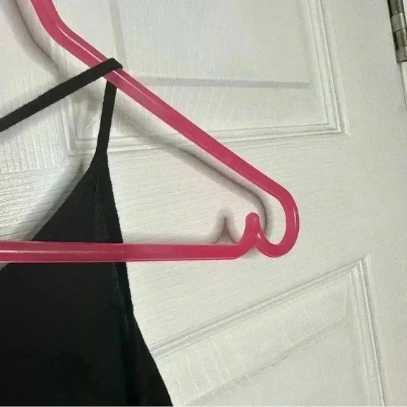 Spaghetti Strap  Tank Top Flowy Black Size Extra Small - Picture 15 of 16